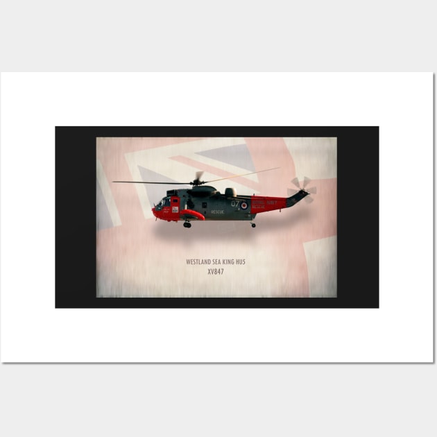 Westland Sea King HU5 XV847 Wall Art by aviationart